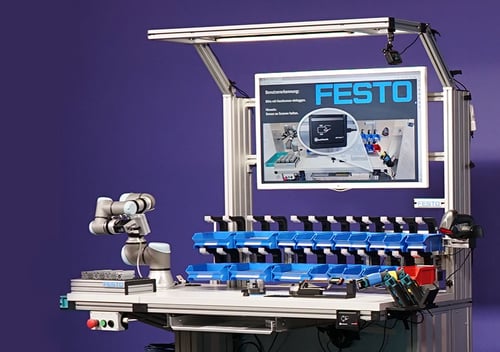 Festo und CLEVR starten Initiative zur Automatisierung der Industrie 
