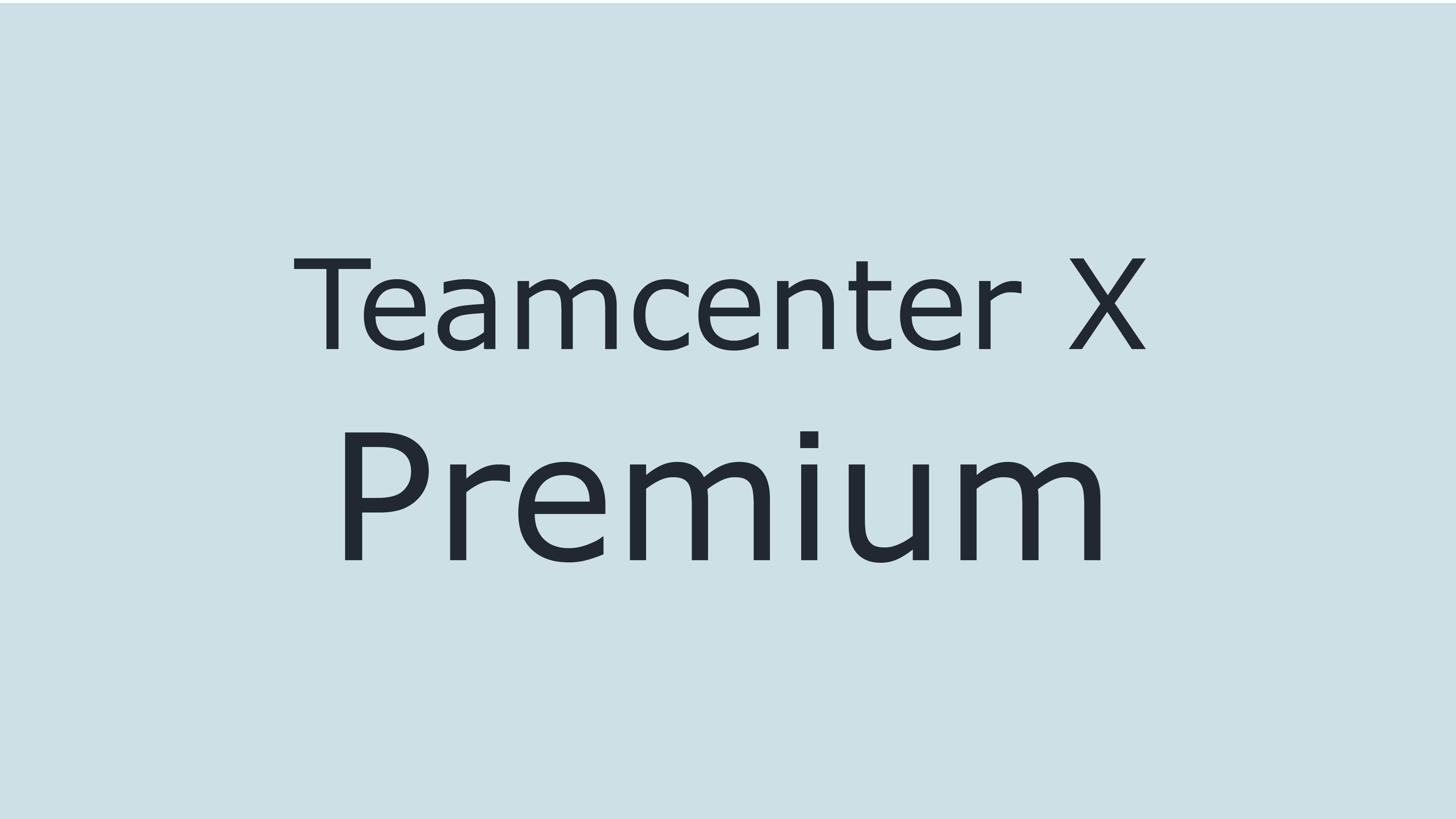 Teamcenter X Premium-1